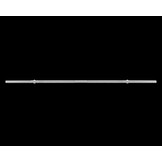 Halterstang voor gewichten - recht - 165 cm breed - met schuifklemmen - 28 mm diameter