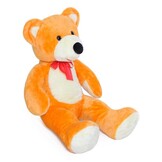 Grote knuffelbeer oranje 105 cm XL