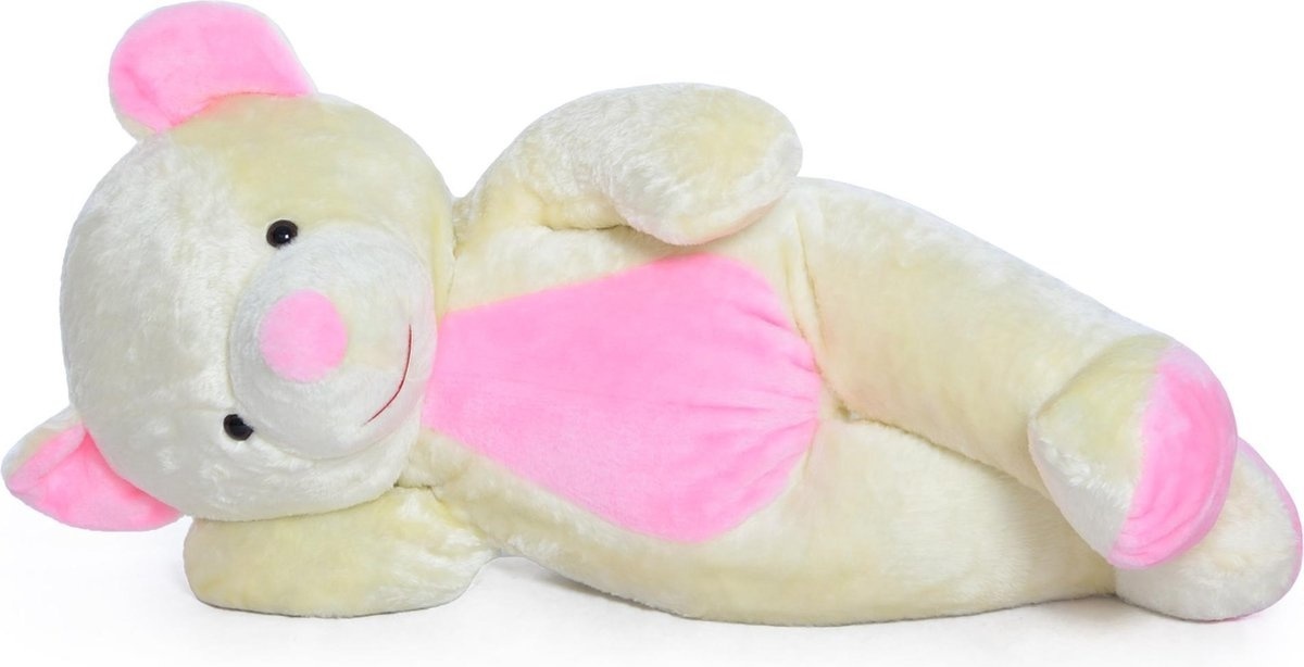 Grote knuffelbeer - Wit - Zacht - 155 cm - XL