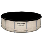 Bestway Power Steel zwembad 396 x 107 cm Rotan-look - complete set