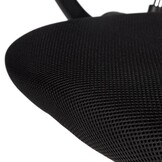 Bureaustoel - mesh ademende rugleuning - hoogte verstelbaar - zwart