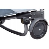 Reisbedje met klamboe zijkanten - opvouwbaar - grijs