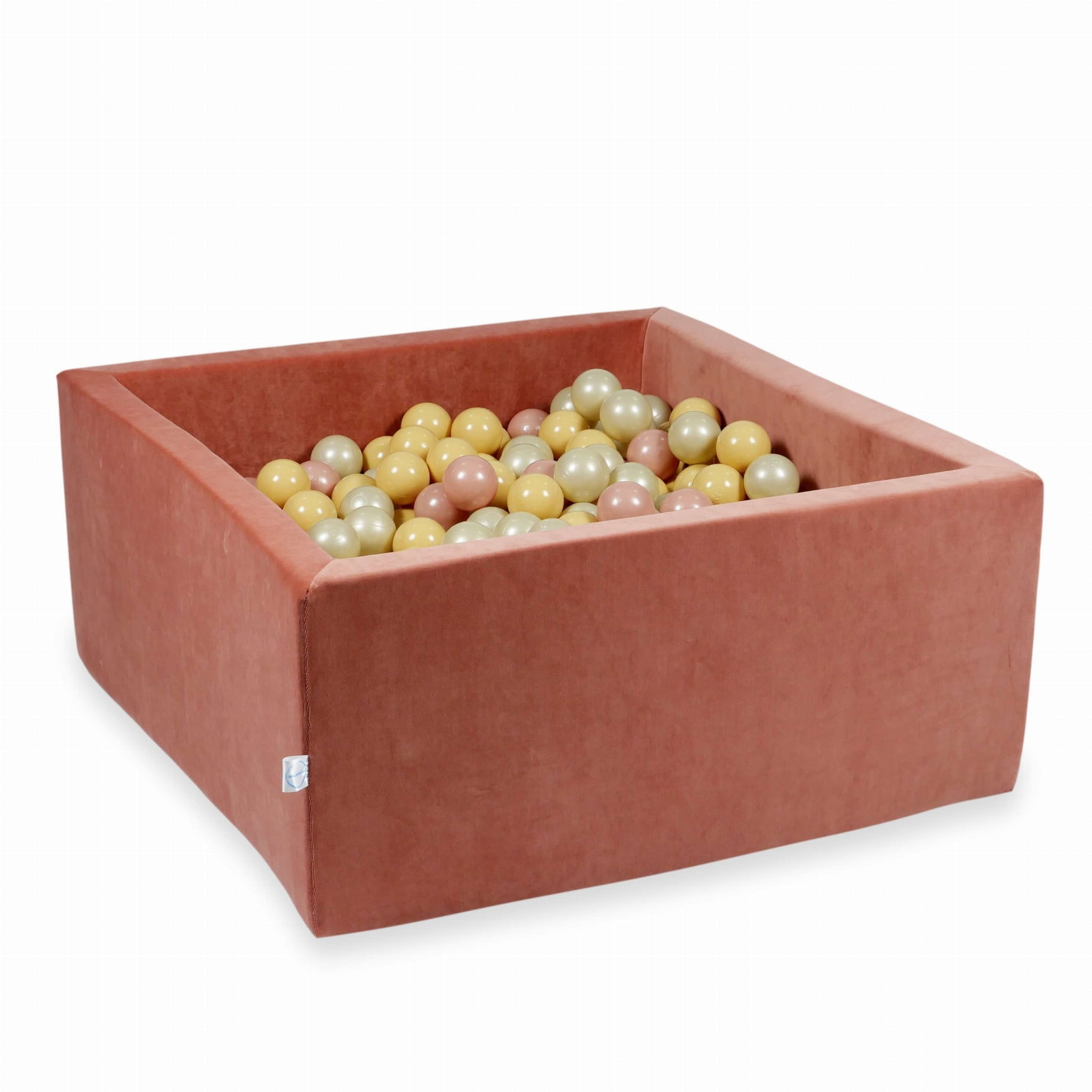 Ballenbak - 400 ballen - vierkant - 90x90x40 cm - terra