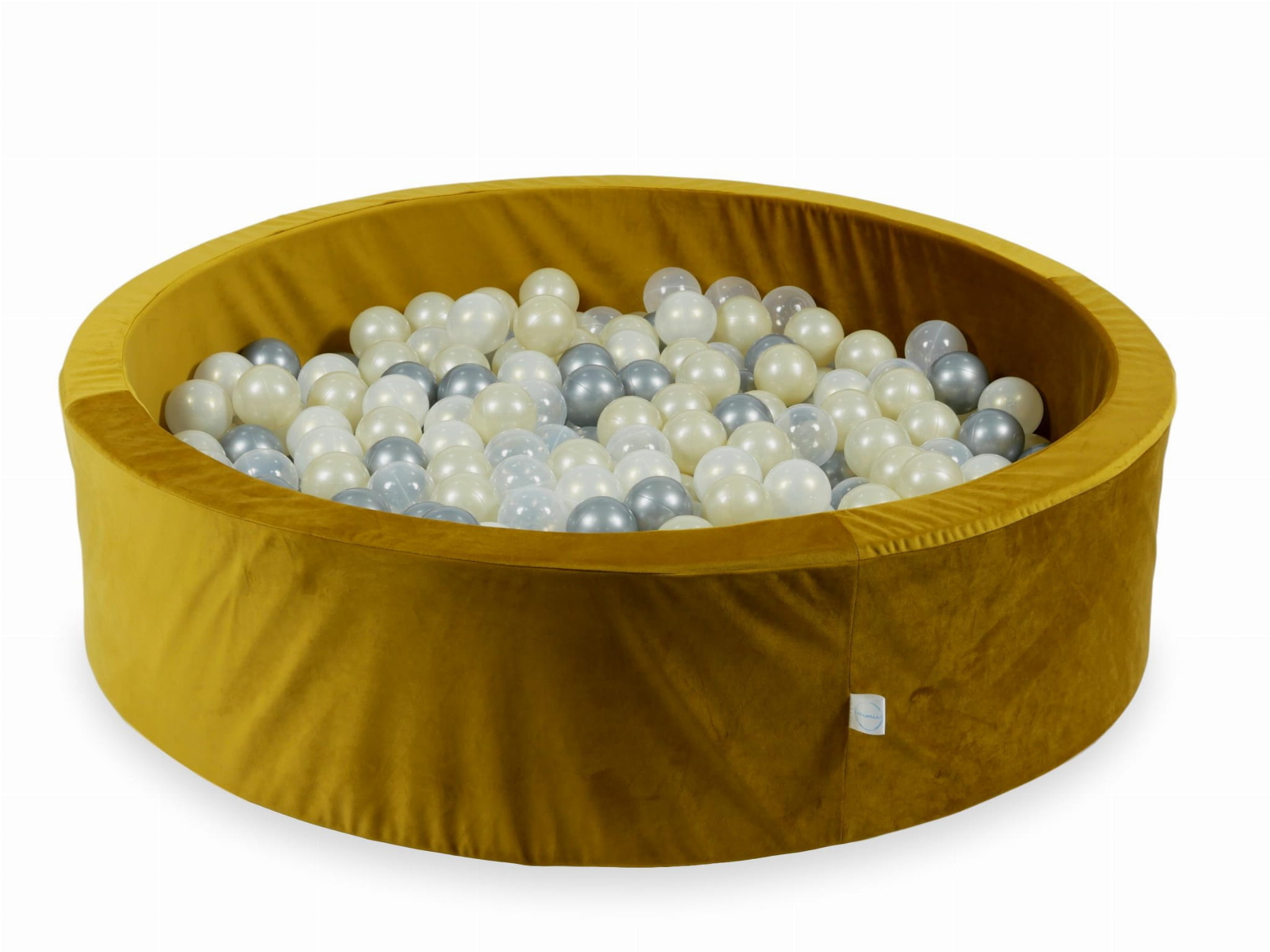 Ballenbak - rond - goud, multicolour - 400 ballen - 110x30cm