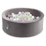 Ballenbak - 200 ballen - rond - 90x30cm - lila, multicolour