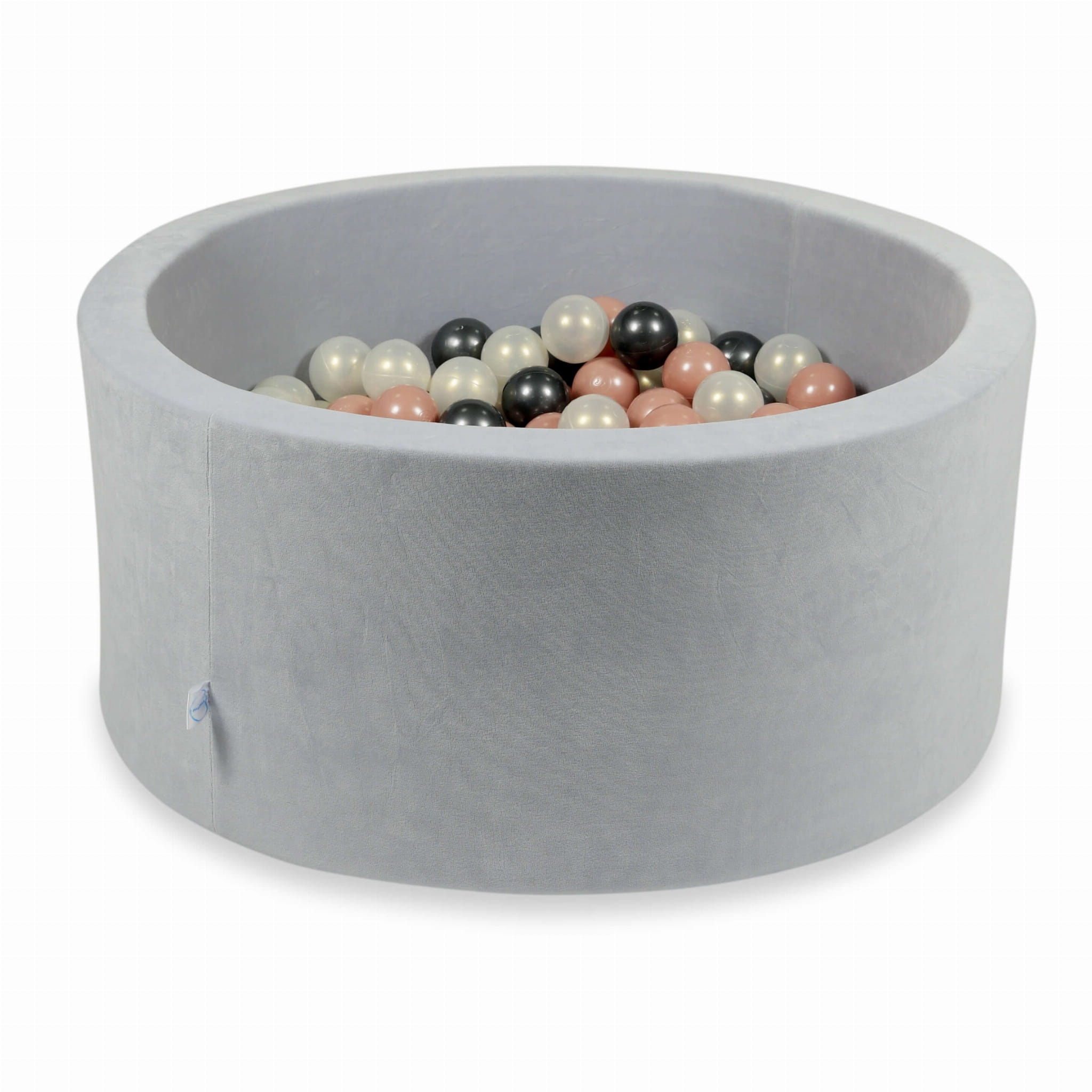 Ballenbak - 300 ballen - 90x40cm - rond - lichtgrijs