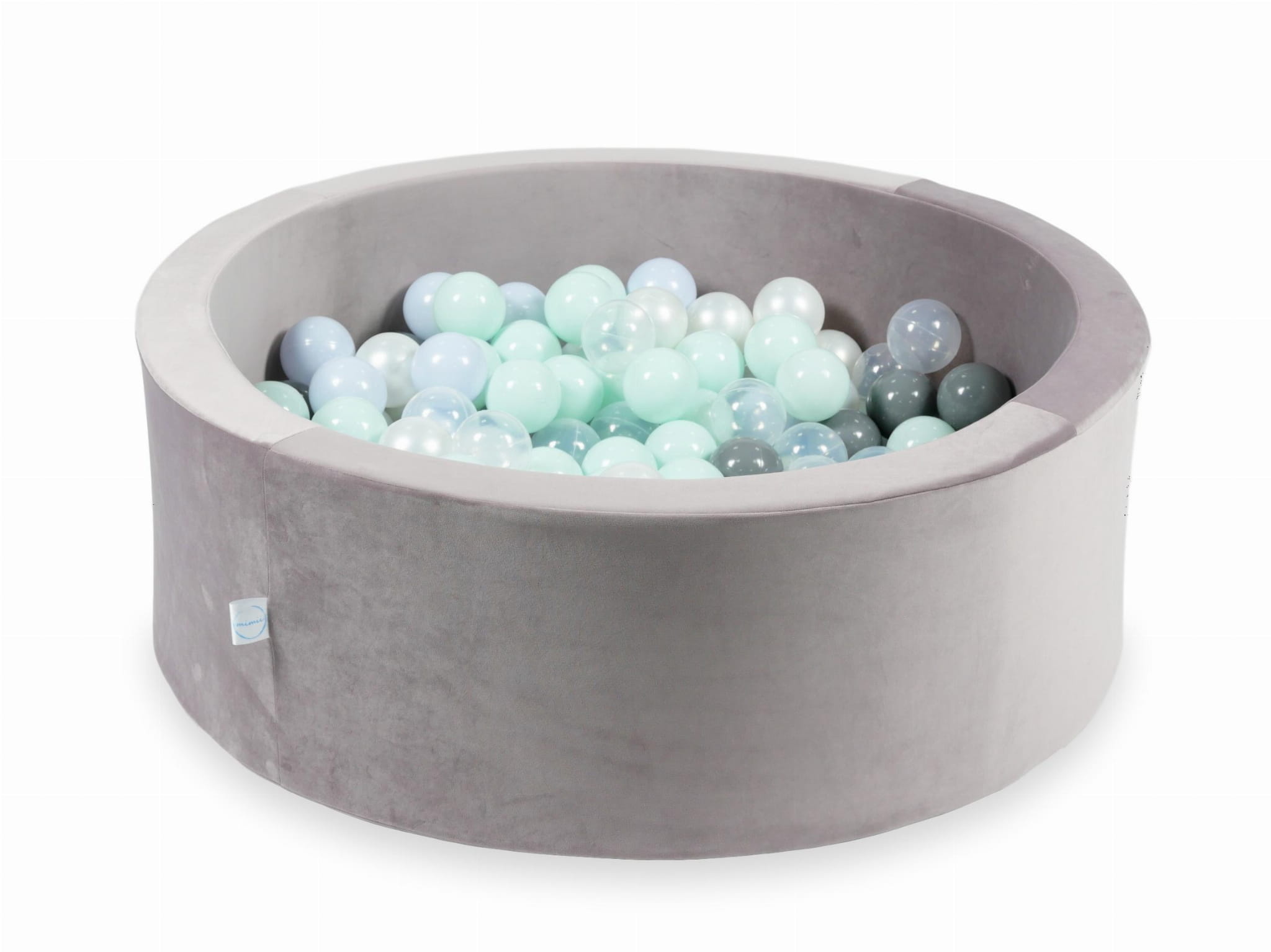 Ballenbak - 200 ballen - 90x30cm - lila, multicolour - rond