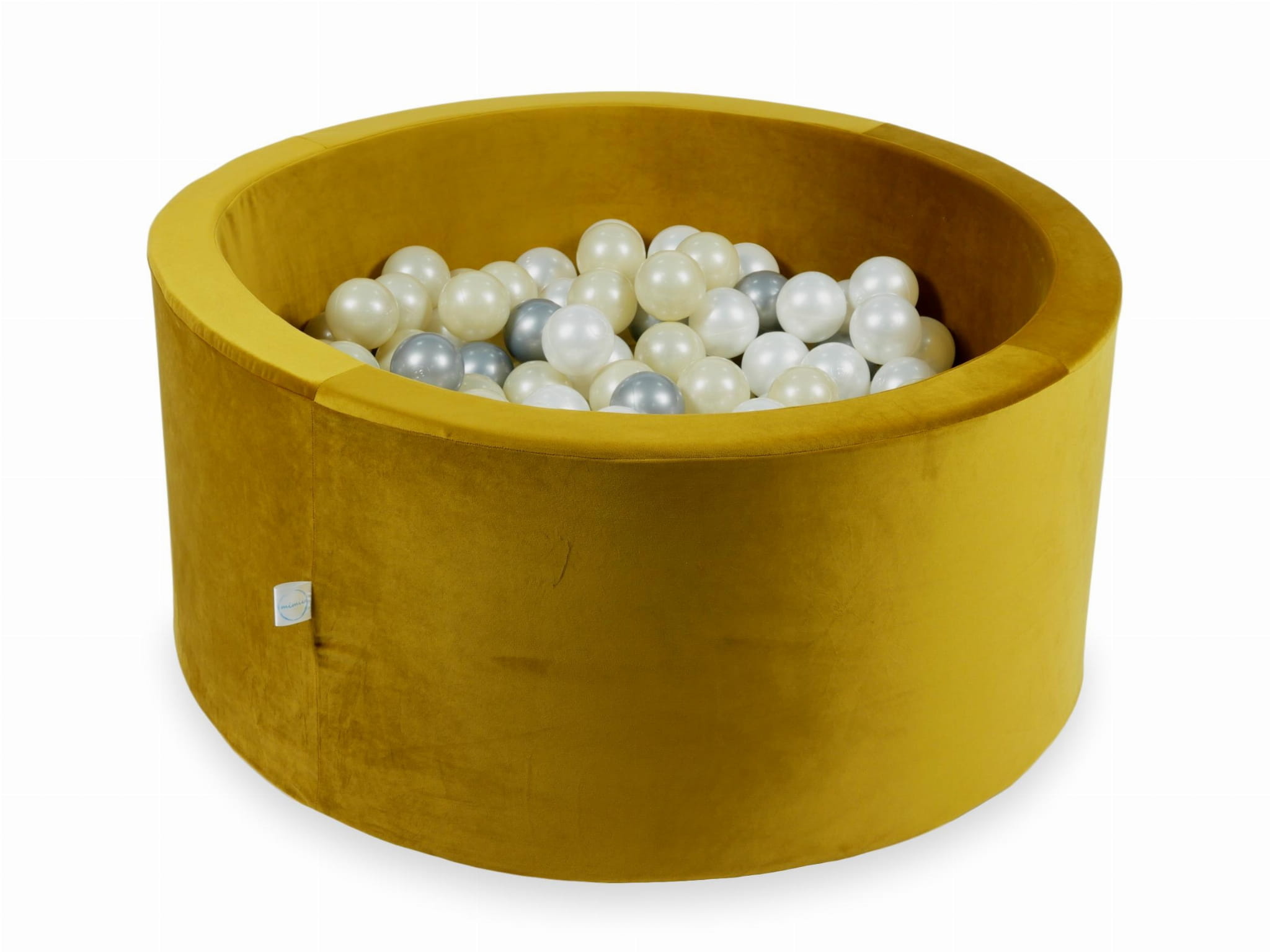 Ballenbak - 300 ballen - 90x40cm - rond - goud, multicolour