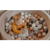 Ballenbak - 300 ballen - rond - 90x40cm - lila, multicolour