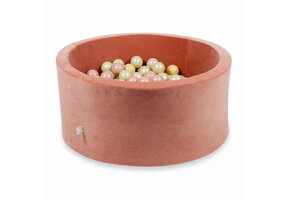 Ballenbak - 300 ballen - rond - 90x40cm - terra, multicolour