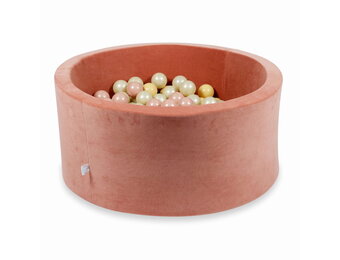 Ballenbak - 300 ballen - rond - 90x40cm - terra, multicolour