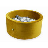Ballenbak - goud, multicolour - 300 ballen - 90x40cm - rond