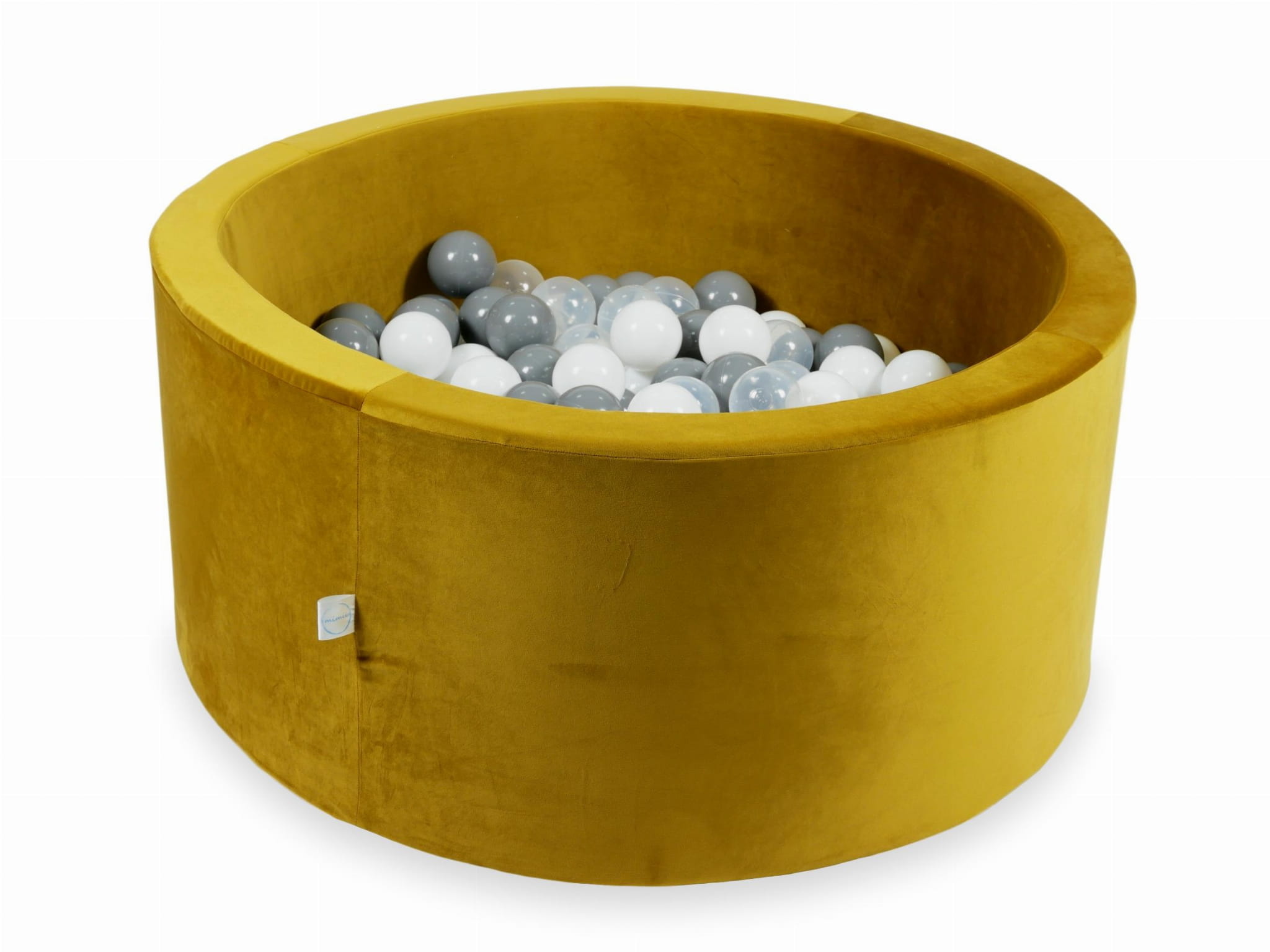 Ballenbak - goud, multicolour - 300 ballen - 90x40cm - rond
