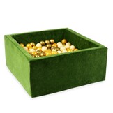 Ballenbak - 400 ballen - 90x90x40 cm - vierkant - groen