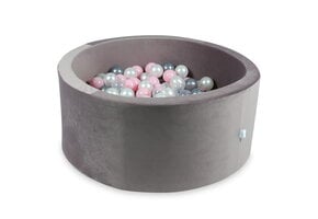 Ballenbak - 300 ballen - 90x40cm - lila, multicolour - rond