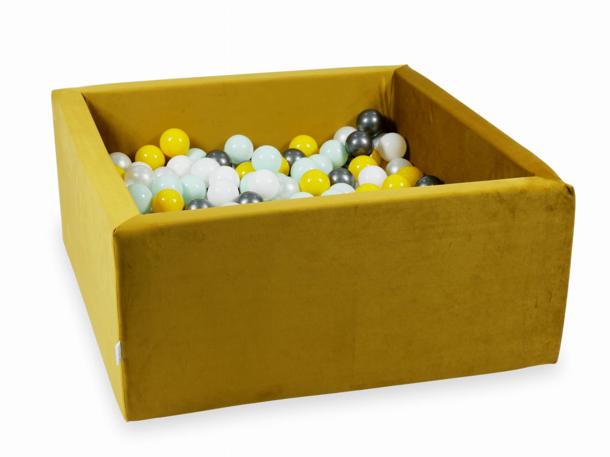 Ballenbak - 400 ballen - 90x90x40 cm - vierkant - goud