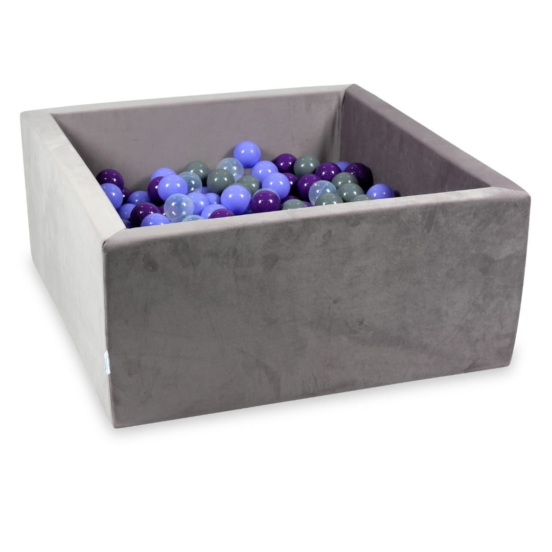 Ballenbak - 400 ballen - vierkant - 90x90x40 cm - lila