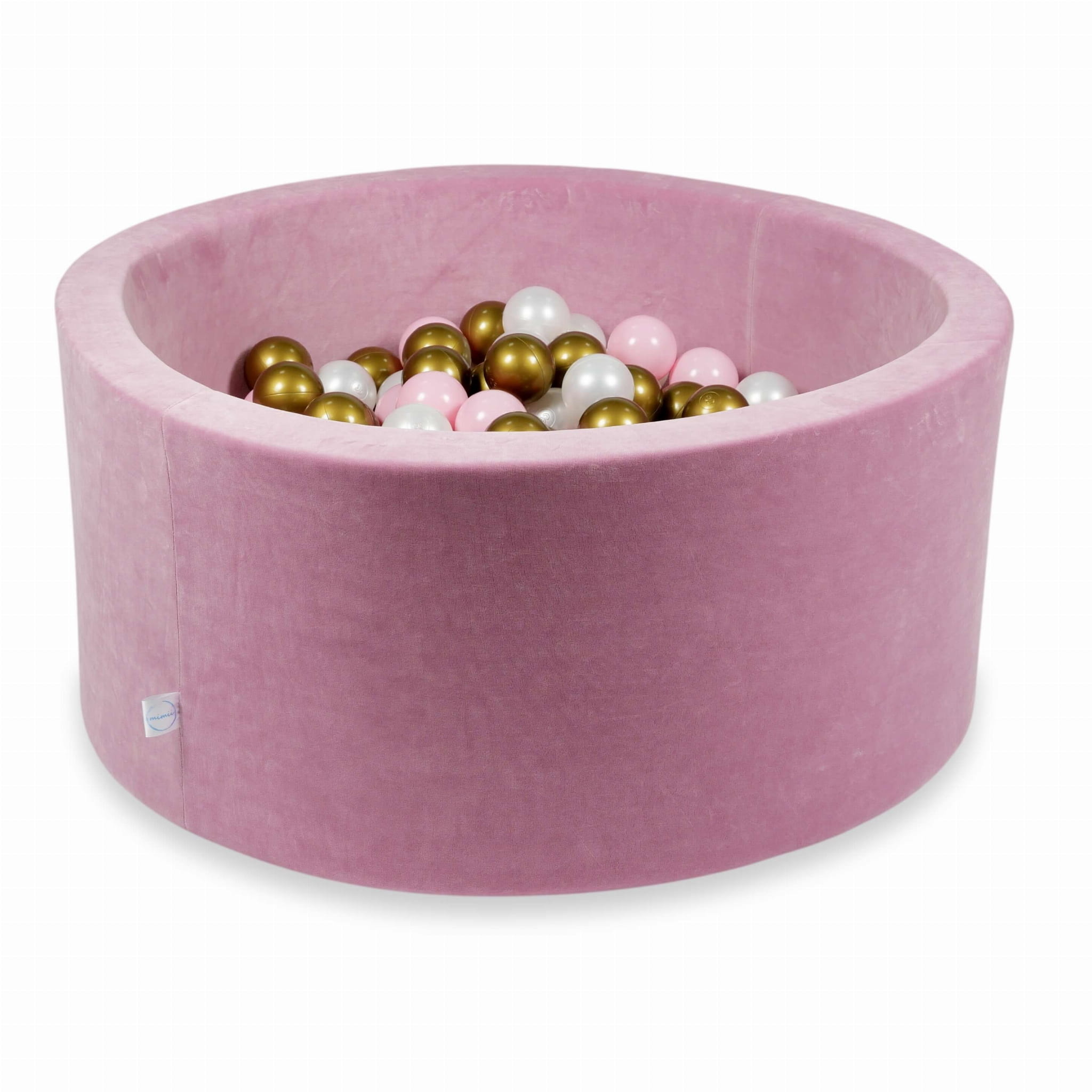 Ballenbak - 300 ballen - 90x40cm - roze, multicolour - rond