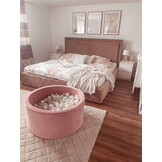 Ballenbak - 300 ballen - 90x40cm - roze, multicolour - rond