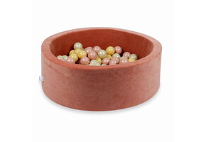 Ballenbak - 200 ballen - 90x30cm - terra, multicolour - rond