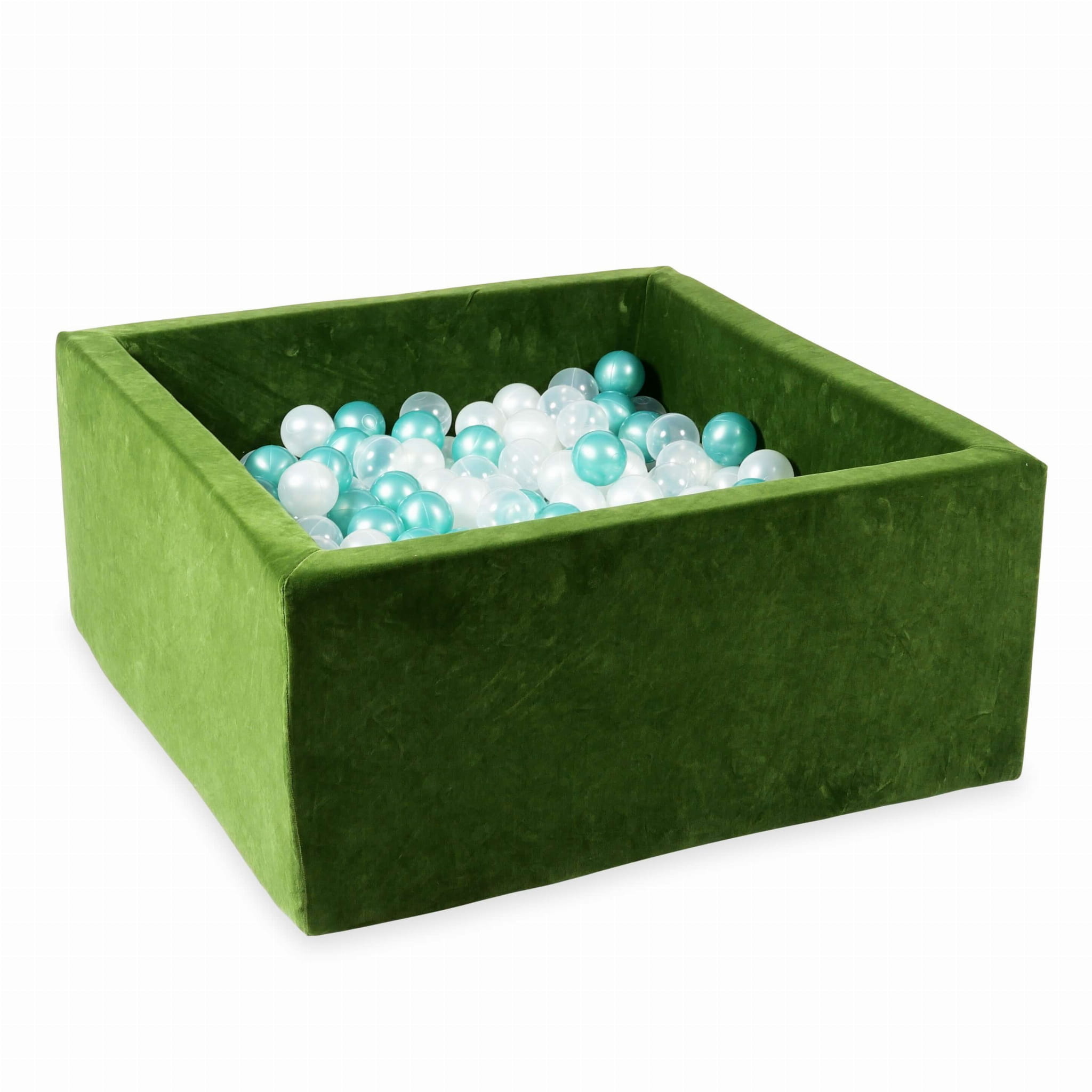 Ballenbak - 400 ballen - vierkant - 90x90x40 cm - groen