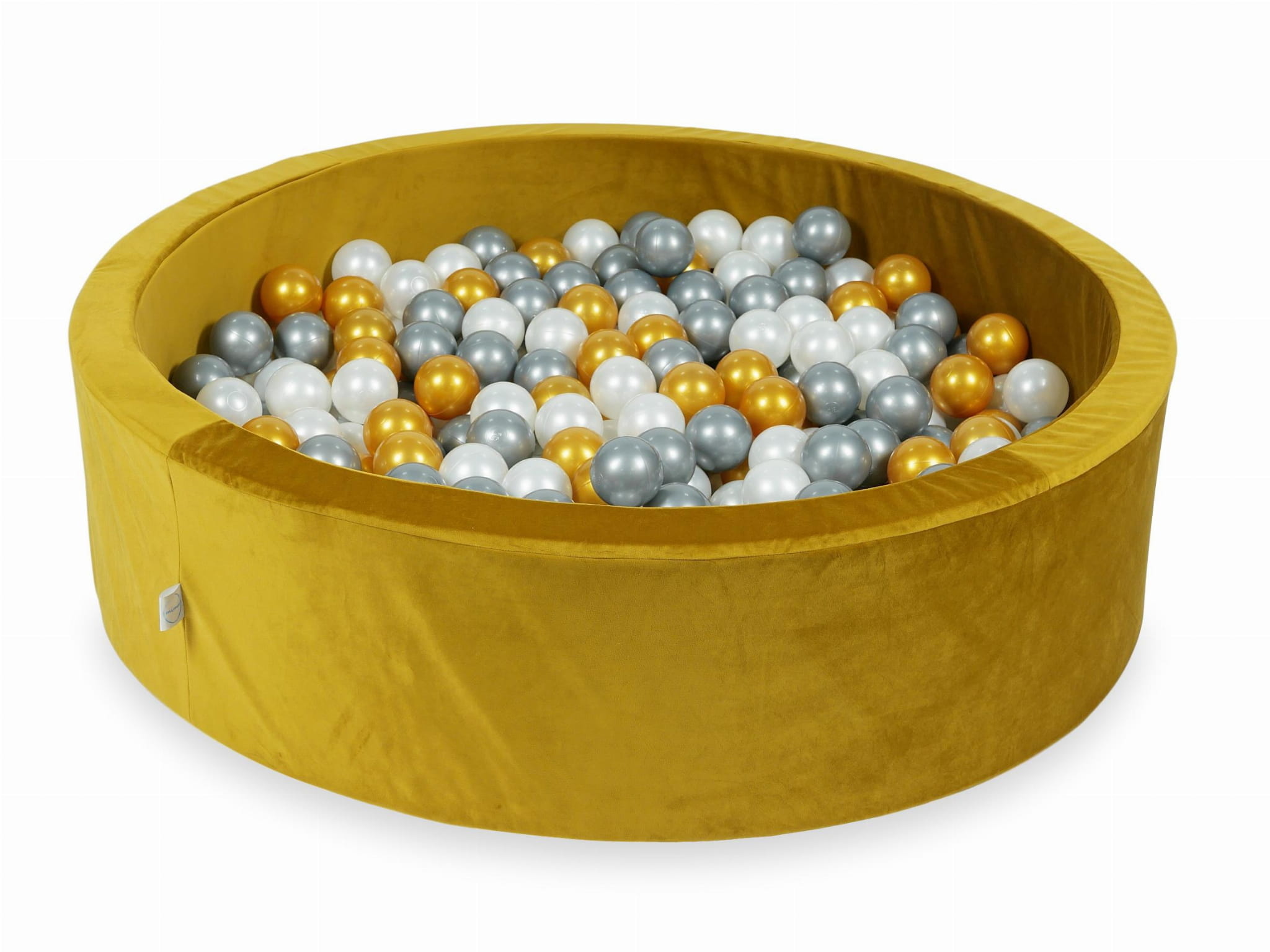 Ballenbak - 400 ballen - 110x30cm - goud, multicolour - rond