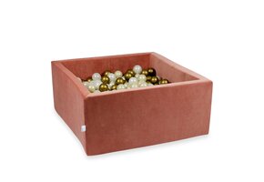 Ballenbak - 400 ballen - 90x90x40 cm - vierkant - terra