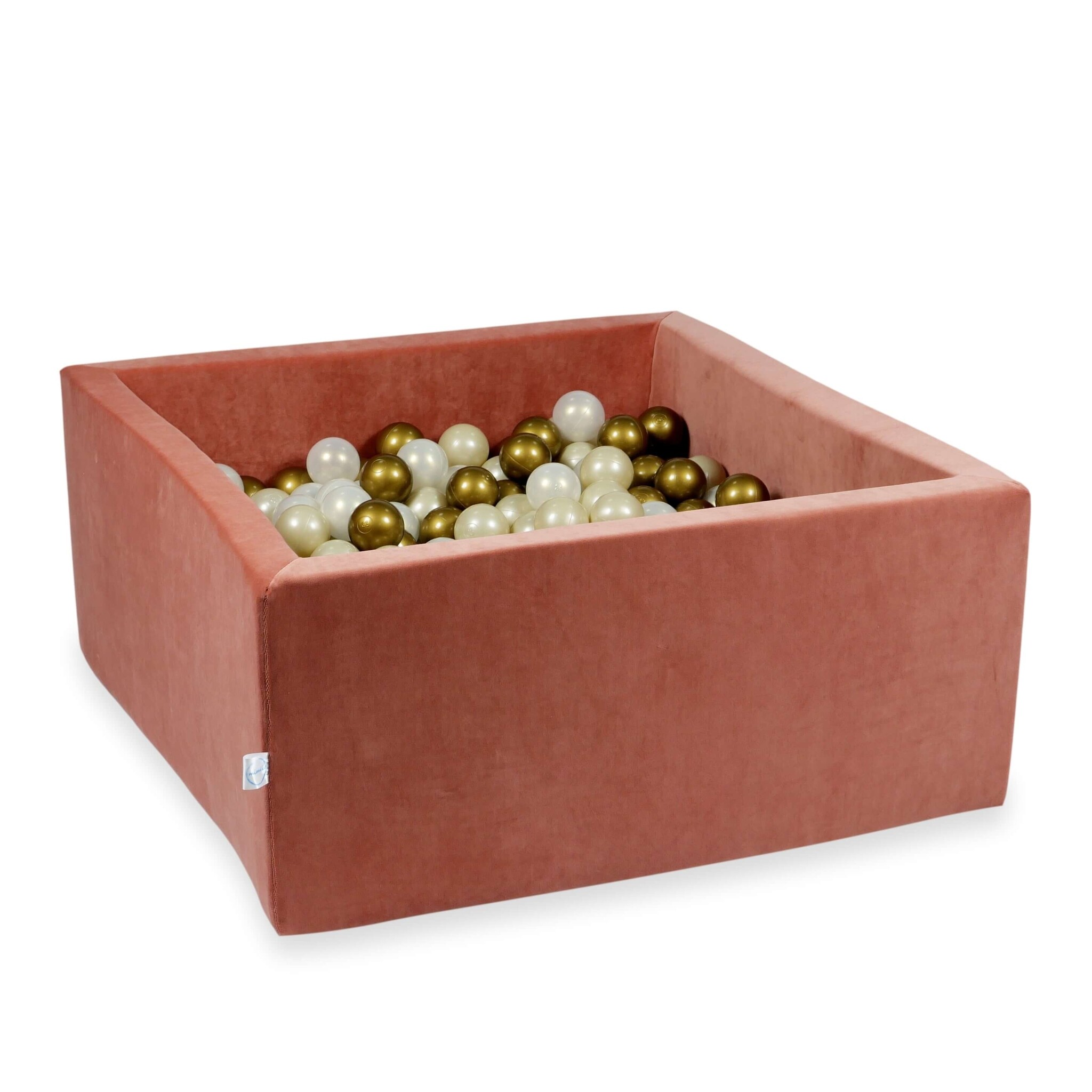 Ballenbak - 400 ballen - 90x90x40 cm - vierkant - terra