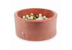 Ballenbak - 300 ballen - rond - 90x40cm - terra, multicolour