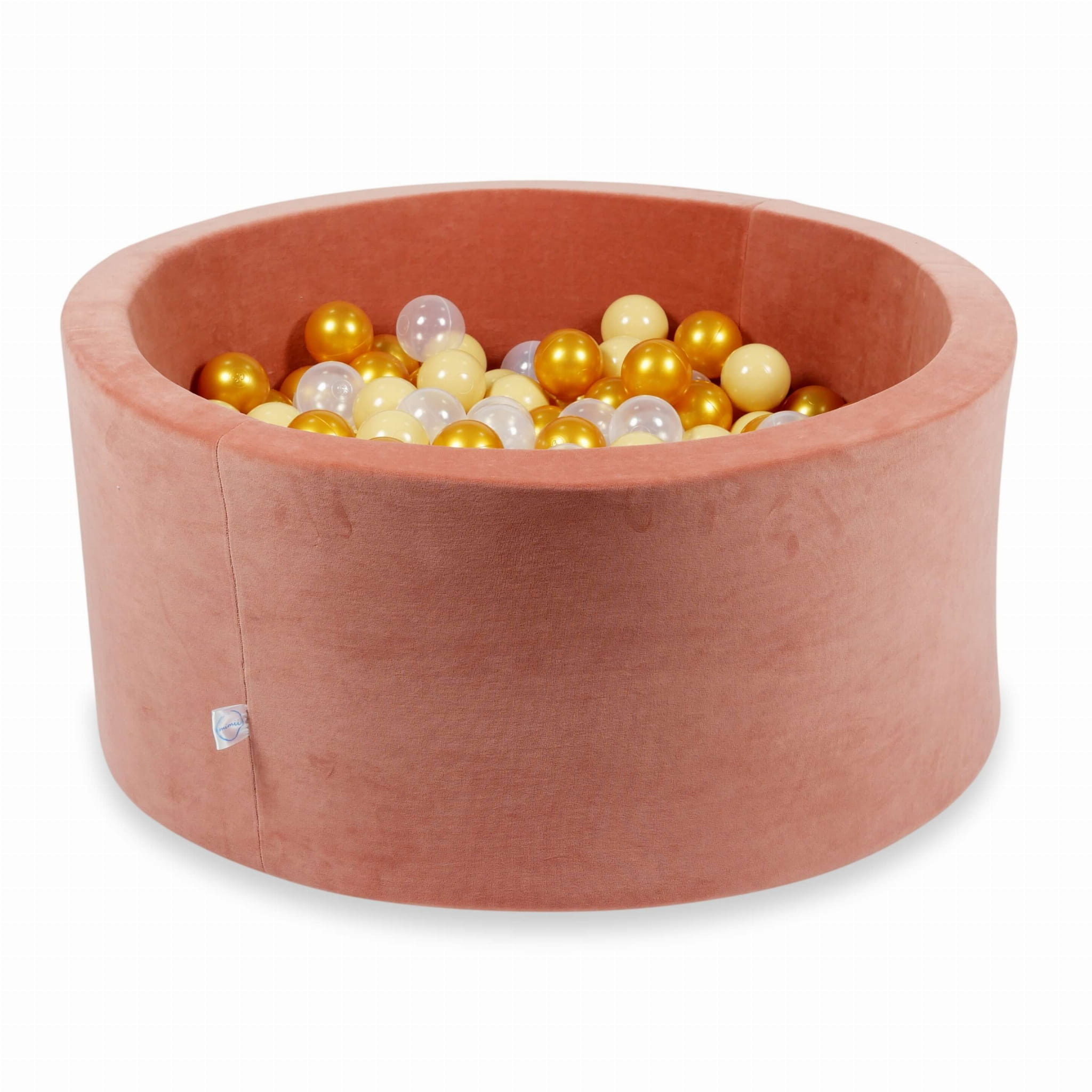 Ballenbak - 300 ballen - 90x40cm - rond - terra, multicolour