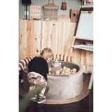 Ballenbak - 400 ballen - grijs, multicolour - 110x30cm - rond