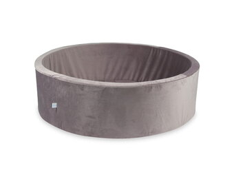 Ballenbak - 130x40 cm - rond - lila - zonder ballen