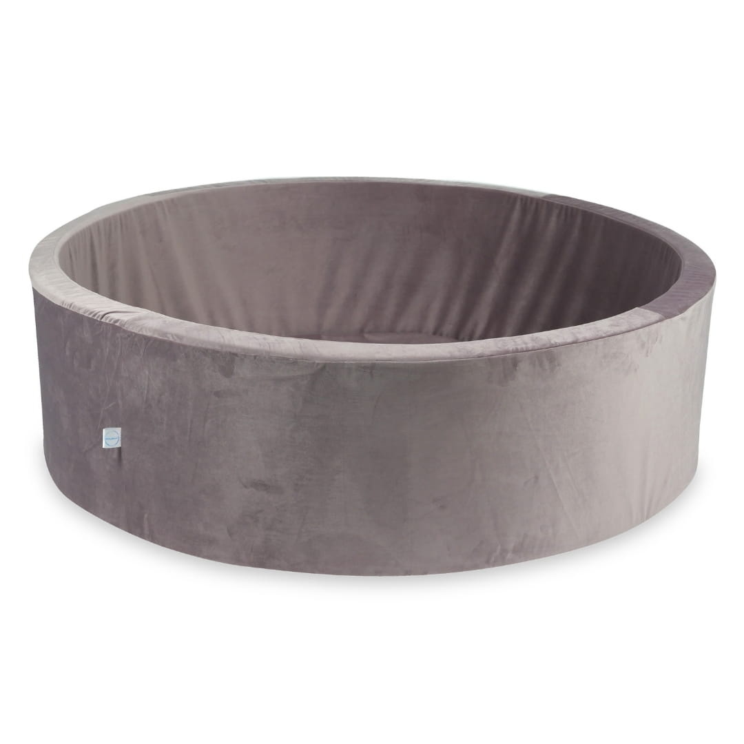 Ballenbak - 130x40 cm - rond - lila - zonder ballen