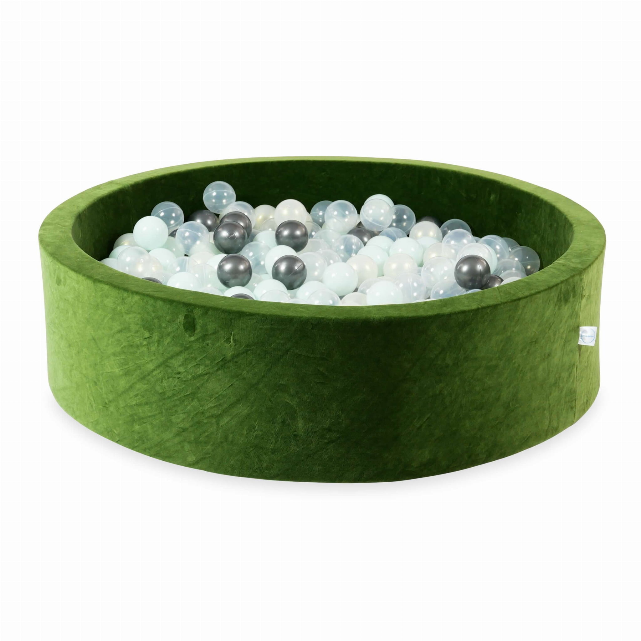 Ballenbak - 110x30cm - 400 ballen - rond - groen, multicolour