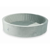 Ballenbak - zonder ballen - 130x30 cm - grijs - rond