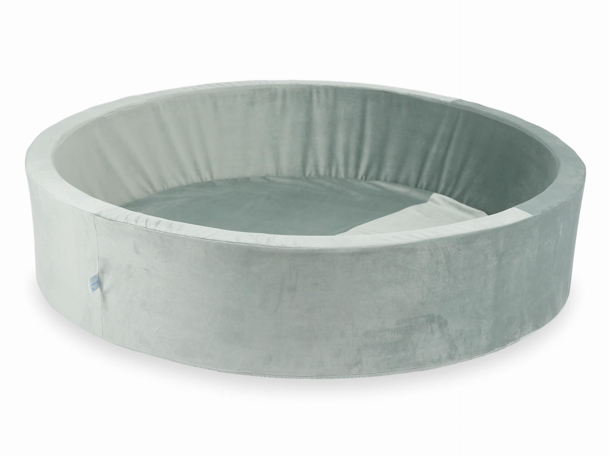 Ballenbak - zonder ballen - 130x30 cm - grijs - rond