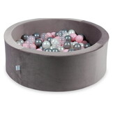 Ballenbak - 90x30cm - 200 ballen - rond - lila, multicolour