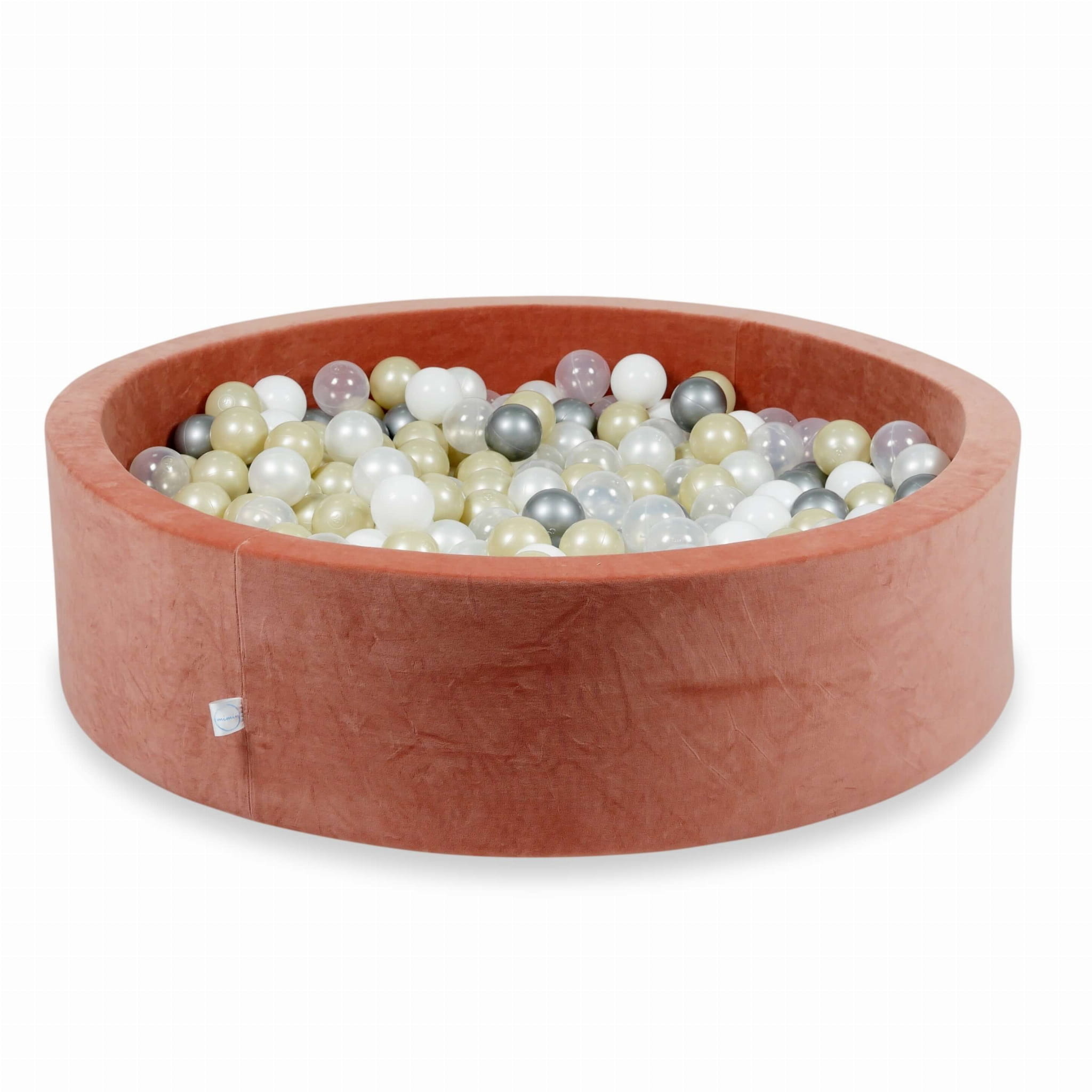 Ballenbak - 400 ballen - rond - 110x30cm - terra, multicolour