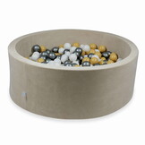 Ballenbak - beige, multicolour - 110x40cm - rond - 500 ballen
