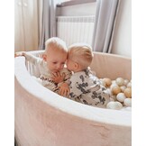 Ballenbak - beige, multicolour - 110x40cm - rond - 500 ballen