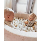 Ballenbak - beige, multicolour - 110x40cm - rond - 500 ballen