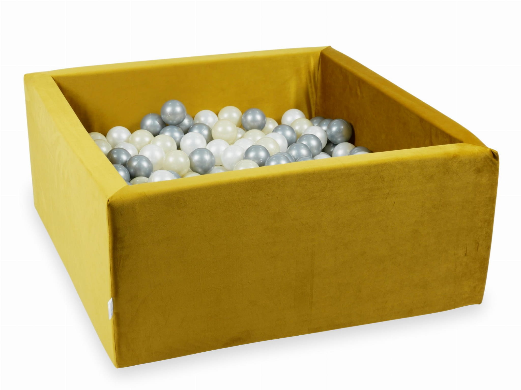 Ballenbak - 400 ballen - 90x90x40cm - goud - vierkant