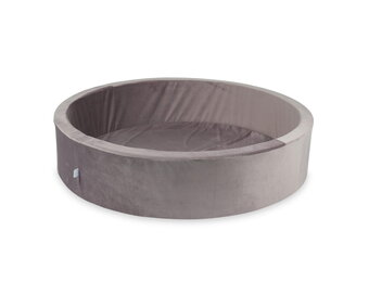 Ballenbak - lila - zonder ballen - 130x30 cm - rond