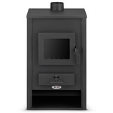 CV Houtkachel - staal - vrijstaand - 15kw