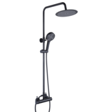 Doucheset zwart - douchemengkraan - regendouche - verstelbaar