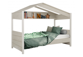 Huisbed - kinderbed - 90x200 cm whitewash