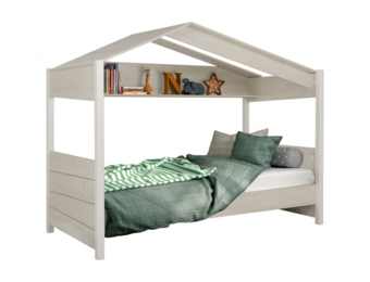 Huisbed - kinderbed - 90x200 cm whitewash