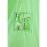 Tipi tent - speeltent met vloermat en kussens – groen