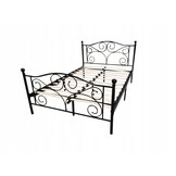 Metalen bedframe met lattenbodem- 160x200 - versierd