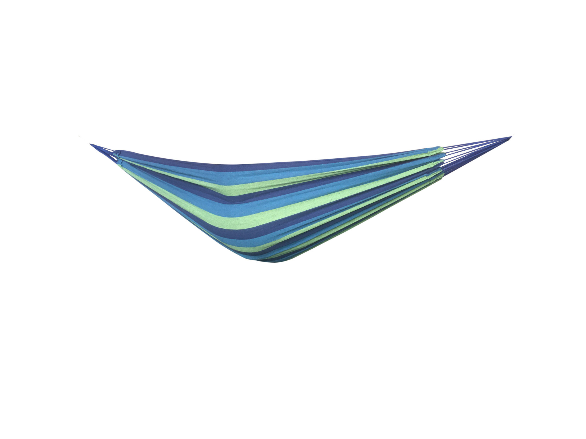 Hangmat - 200x150 cm - polyester/katoen - groen
